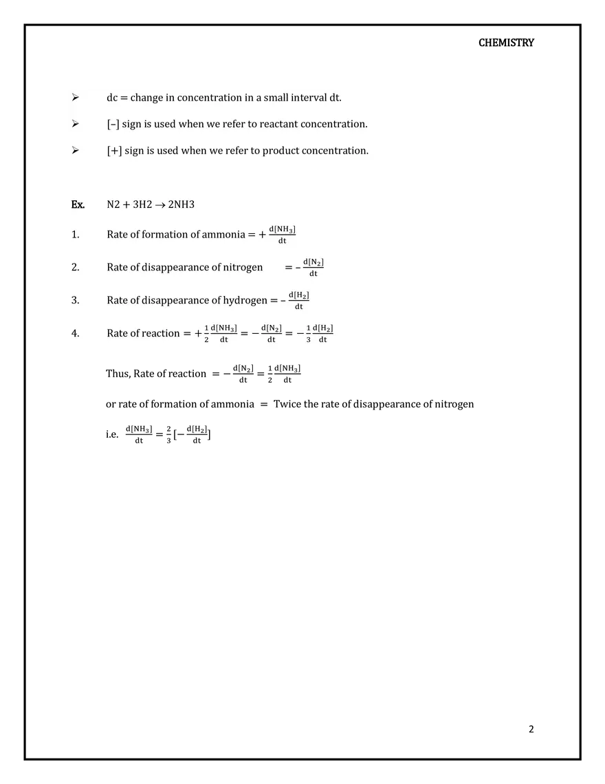 Introduction of Chemical Kinetics - Page 2