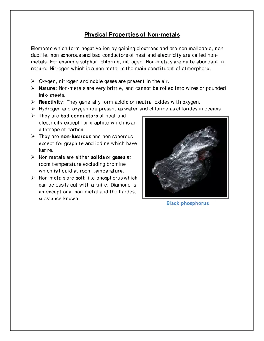 Chapter- 4 Materials. Metals and Non-metals - Page 3