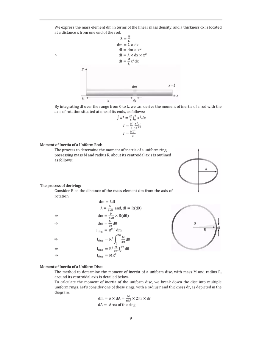 Moment of Inertia of Continious Bodies - Page 2