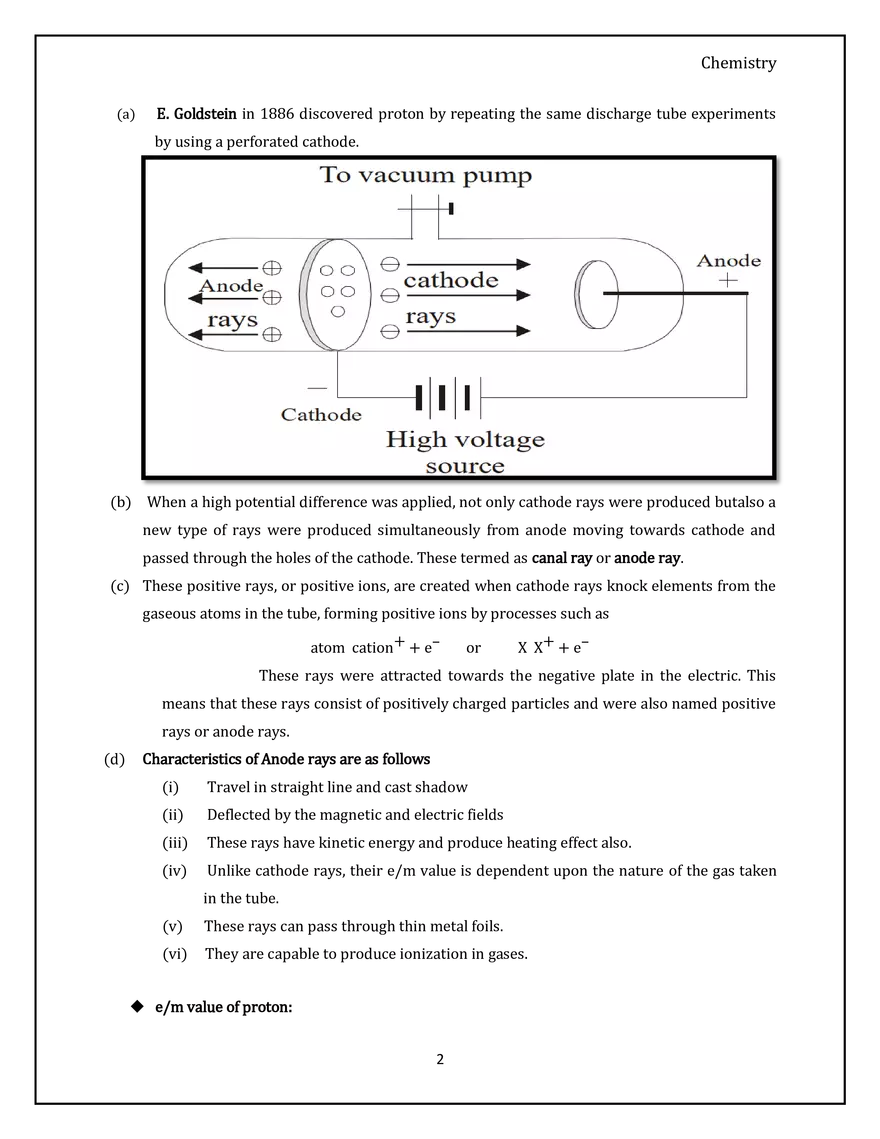 Structure of the Atom, Electron, Proton, Neutron - Page 2