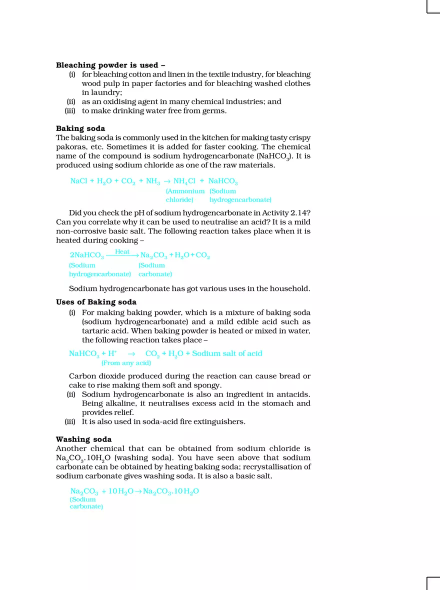 Chapter 2 Acids, Bases and Salts - Page 7