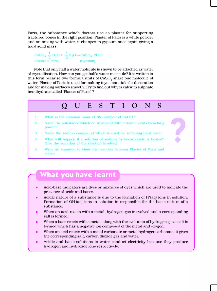 Chapter 2 Acids, Bases and Salts - Page 9