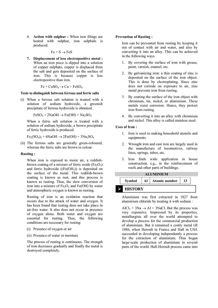 Metals & Non Metals - Page 9