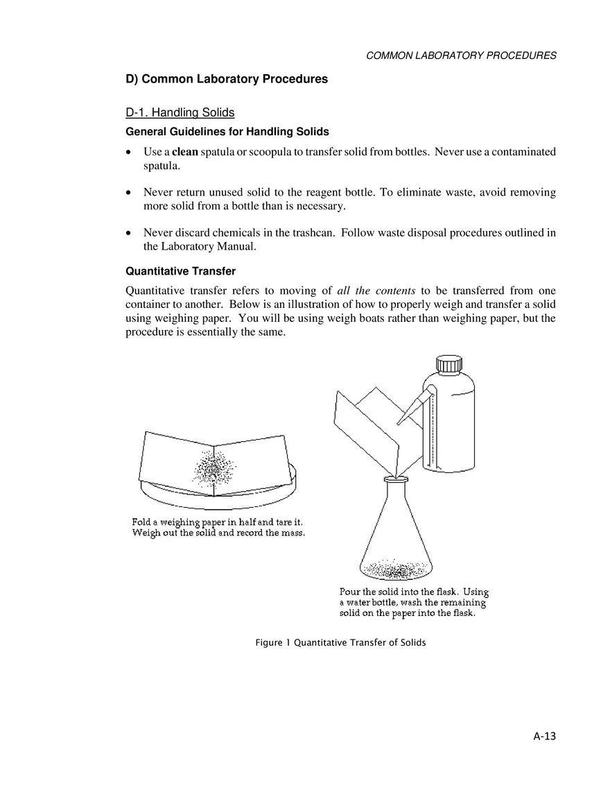 Common Laboratory Procedures - Page 1