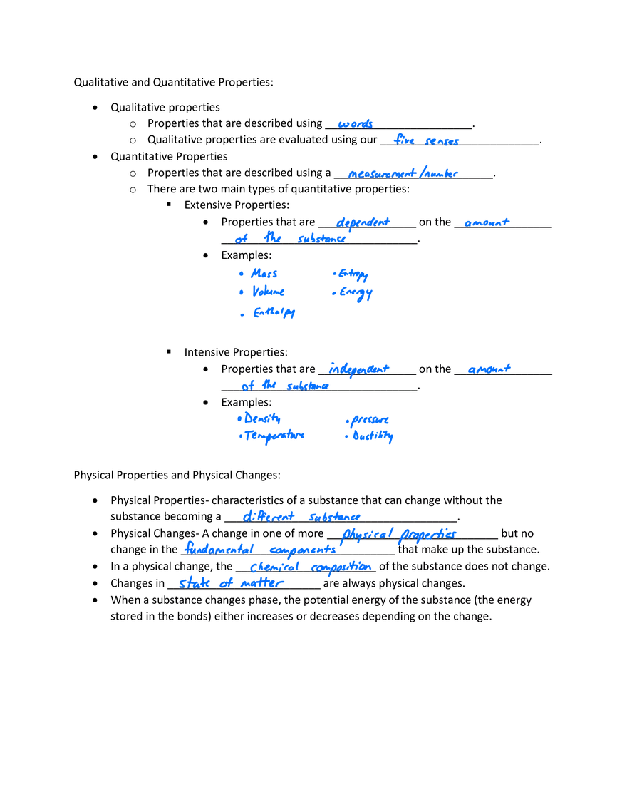 KEY- Unit 1 Notes Handouts - Page 15