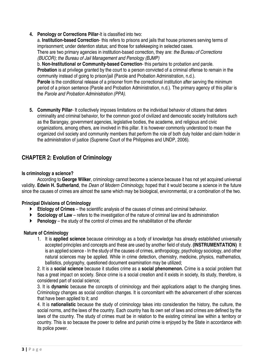 Introduction to Criminology Learning Guide - Page 3