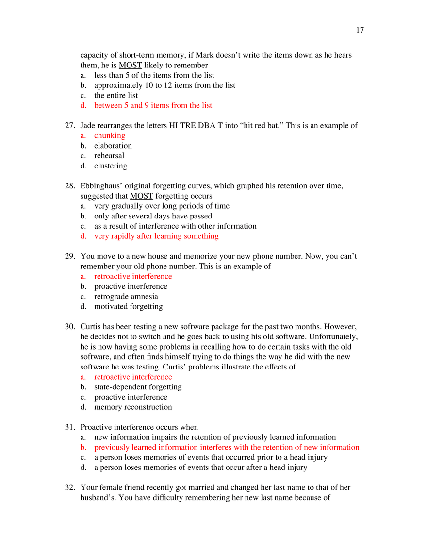 Psychology Cumulative Review - Page 9