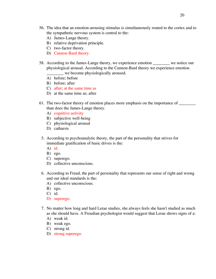 Psychology Cumulative Review - Page 12