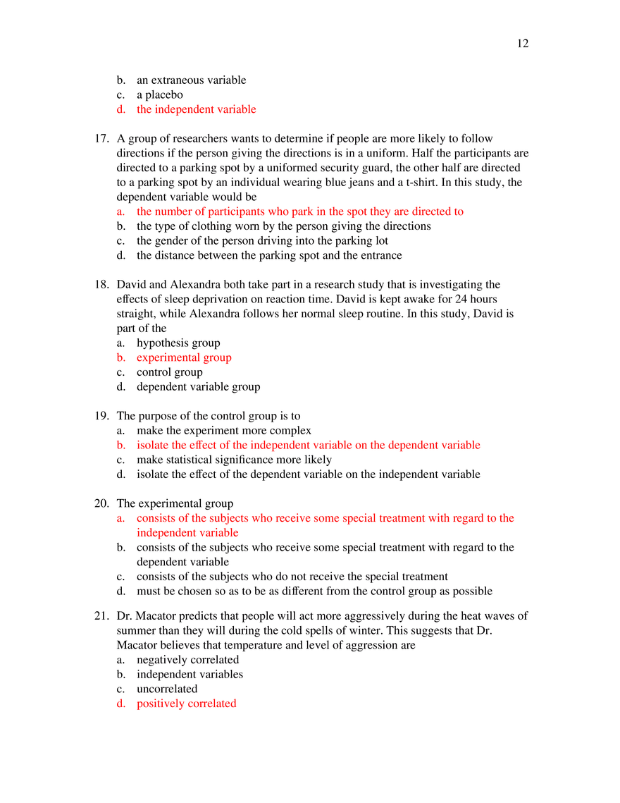 Psychology Cumulative Review - Page 4