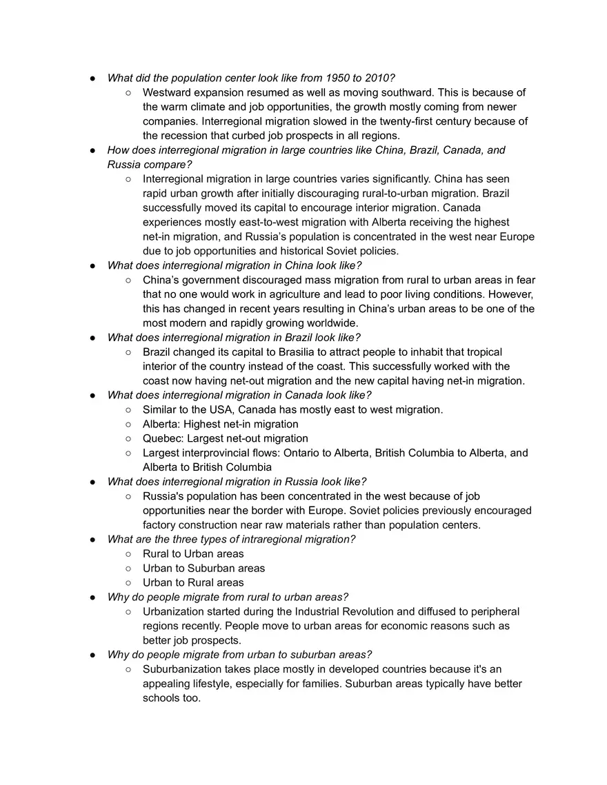Migration Definition Human Geography - Page 3
