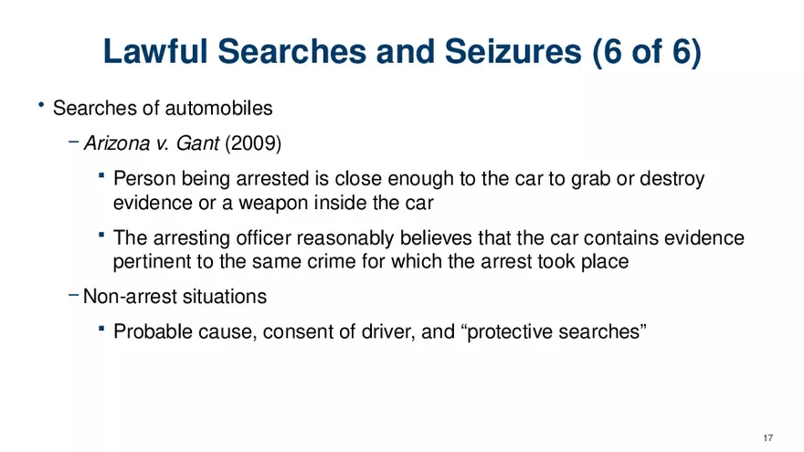 Chapter 7 Police and the Constitution - Page 9