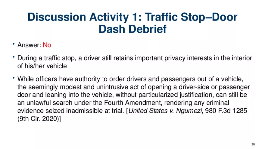 Chapter 7 Police and the Constitution - Page 12