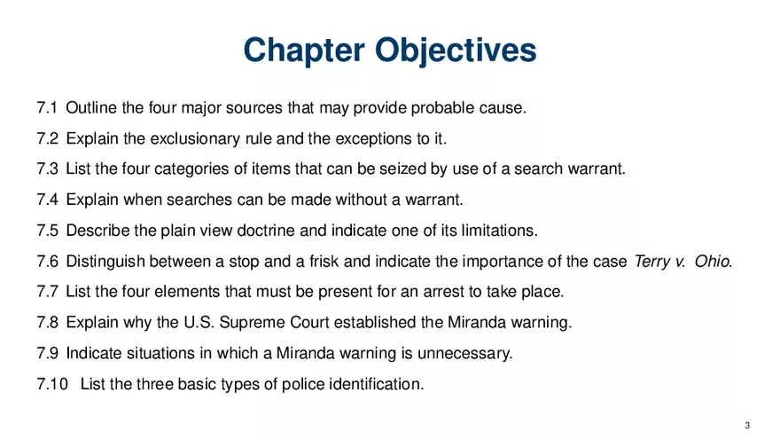 Chapter 7 Police and the Constitution - Page 13