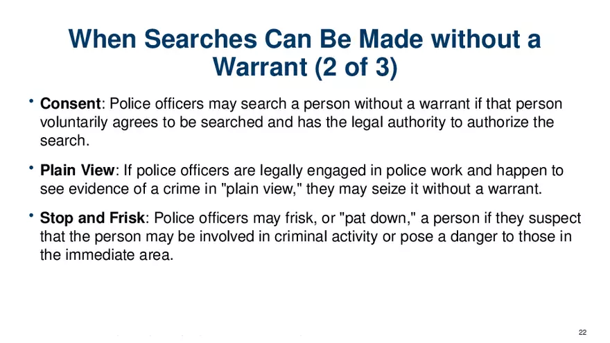 Chapter 7 Police and the Constitution - Page 15