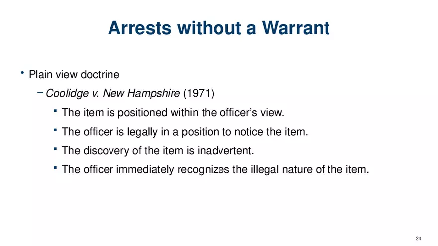 Chapter 7 Police and the Constitution - Page 17