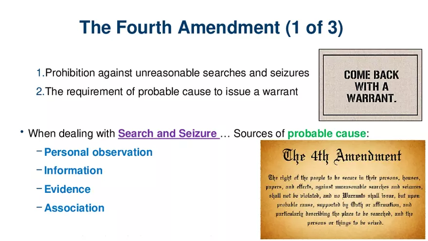 Chapter 7 Police and the Constitution - Page 35