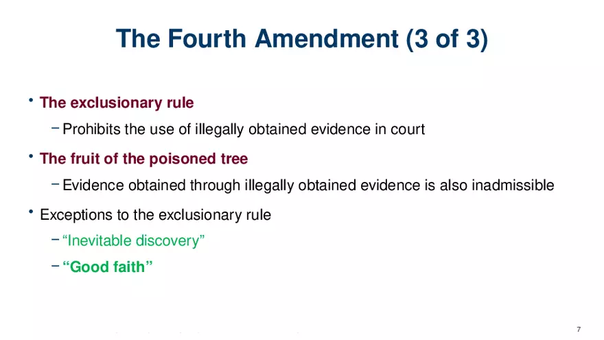 Chapter 7 Police and the Constitution - Page 44