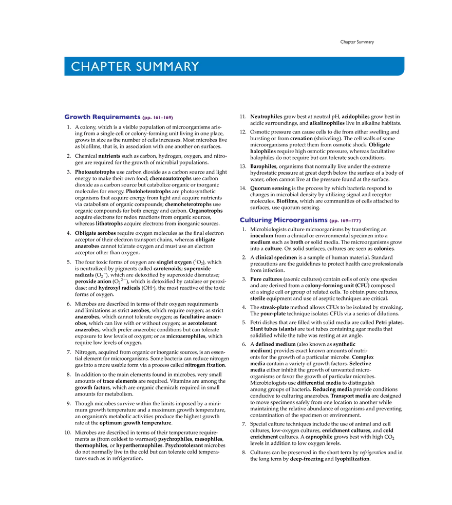 Microbial Nutrition and Growth - Page 20