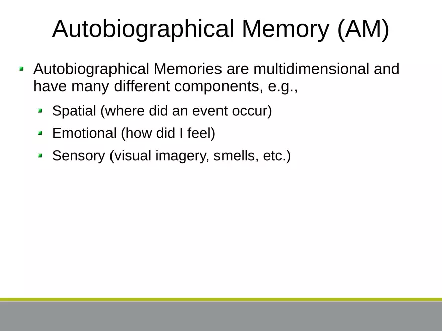 Autobiographical Memory - Page 3