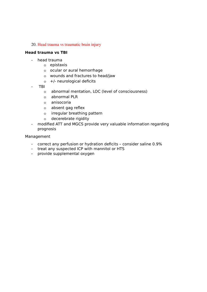 Veterinary Review Questions Part 3 - Page 1