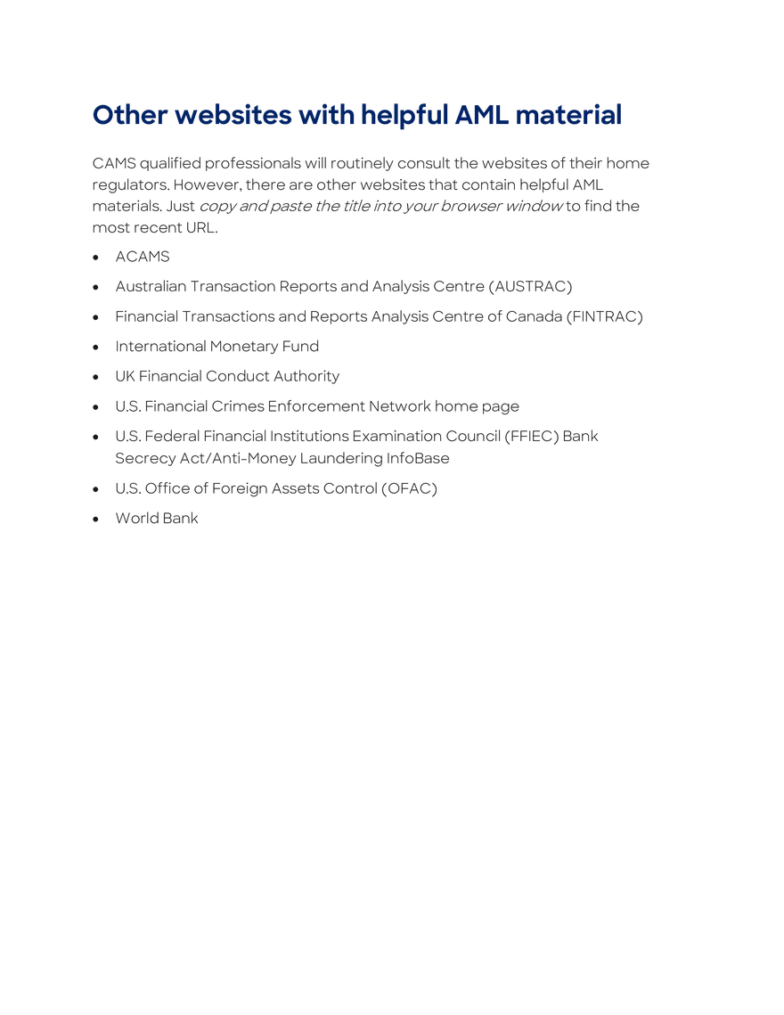 Additional Study Resources - Page 6