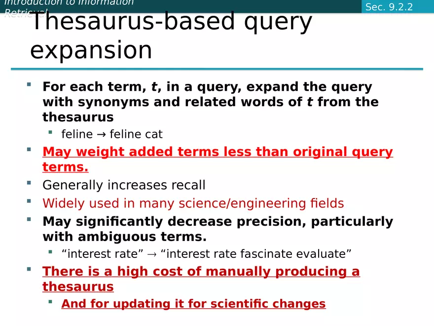 Introduction to Information Retrieval - Page 40