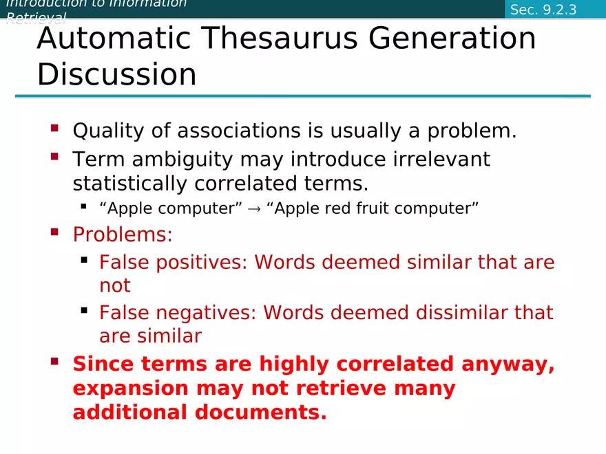 Introduction to Information Retrieval - Page 44