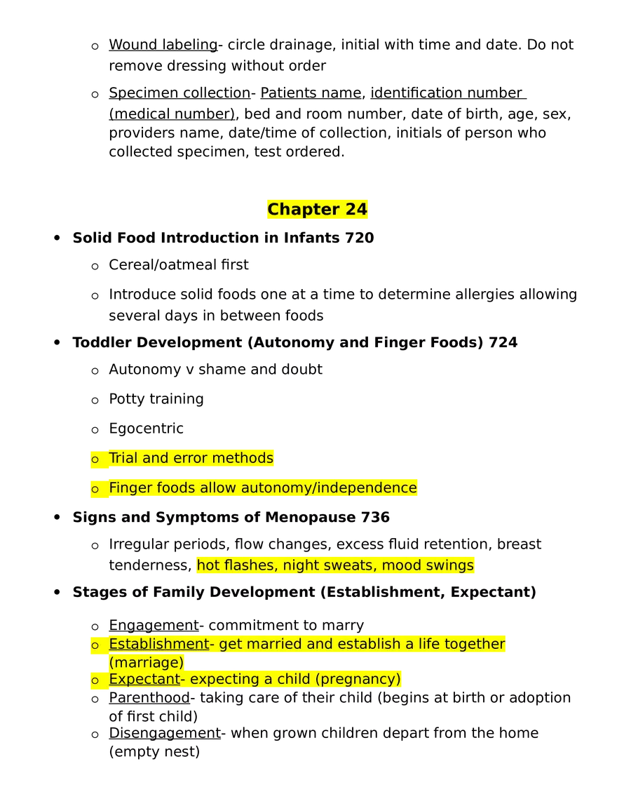 Med Surg Final Exam Study Guide - Page 9