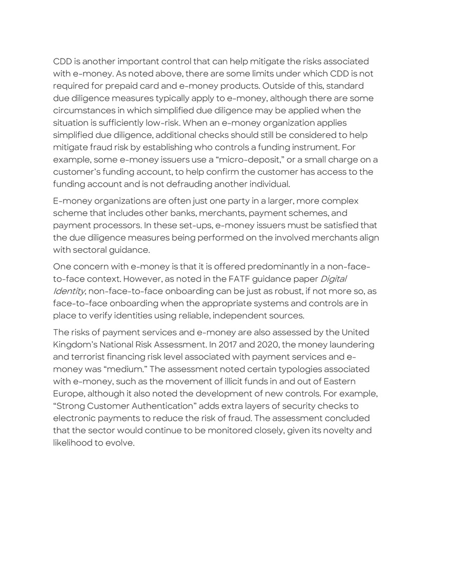 Risk Associated with New Payment Products and Services - Page 7