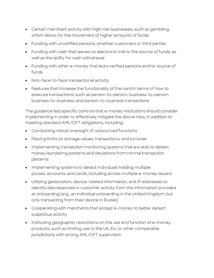 Risk Associated with New Payment Products and Services - Page 6