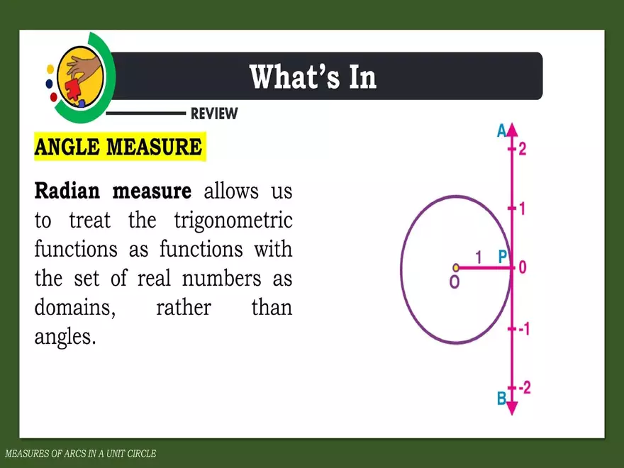 Angles in a Unit Circle - Page 3