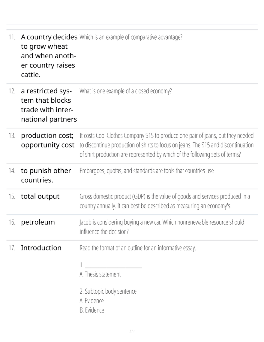 Economic Exam Question to Study - Page 2