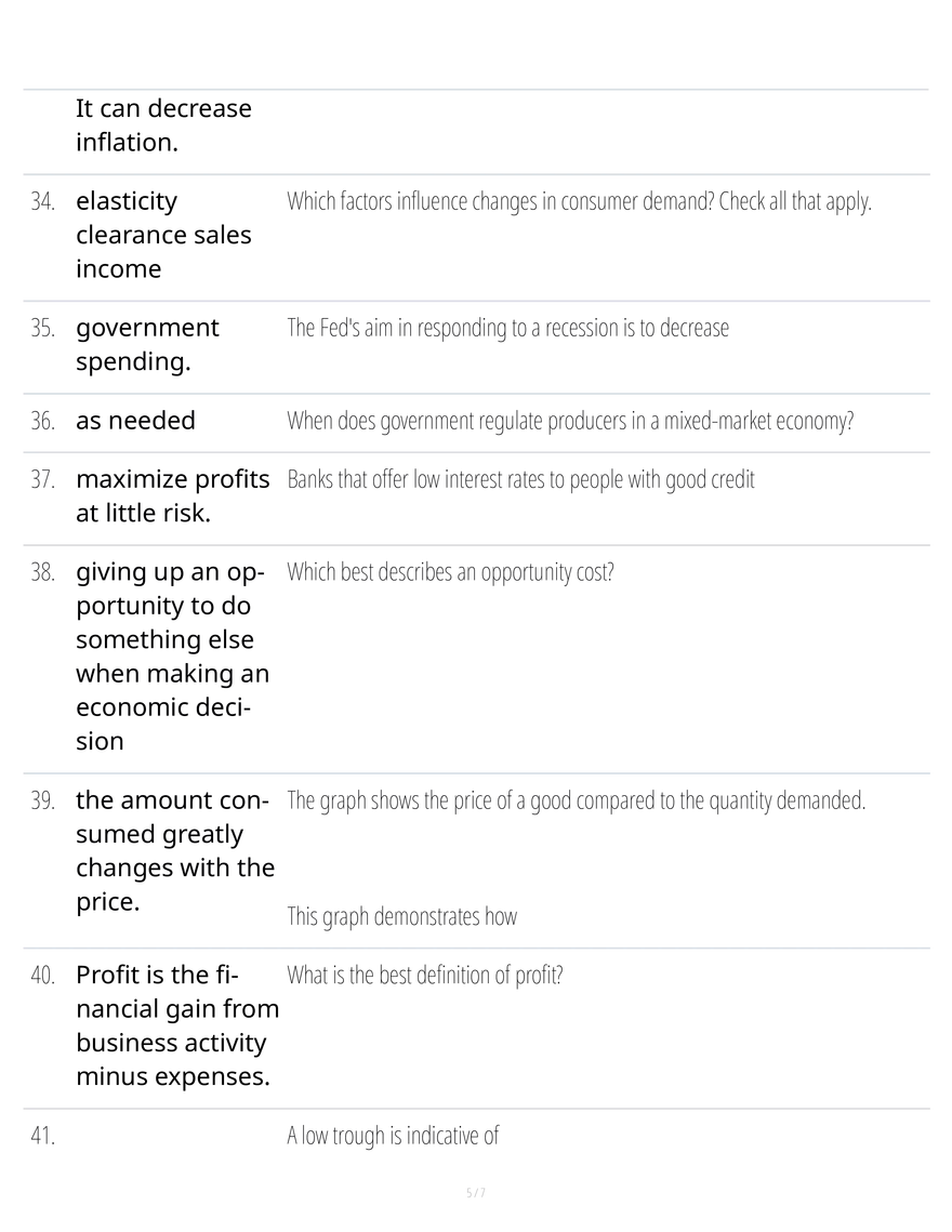 Economic Exam Question to Study - Page 5