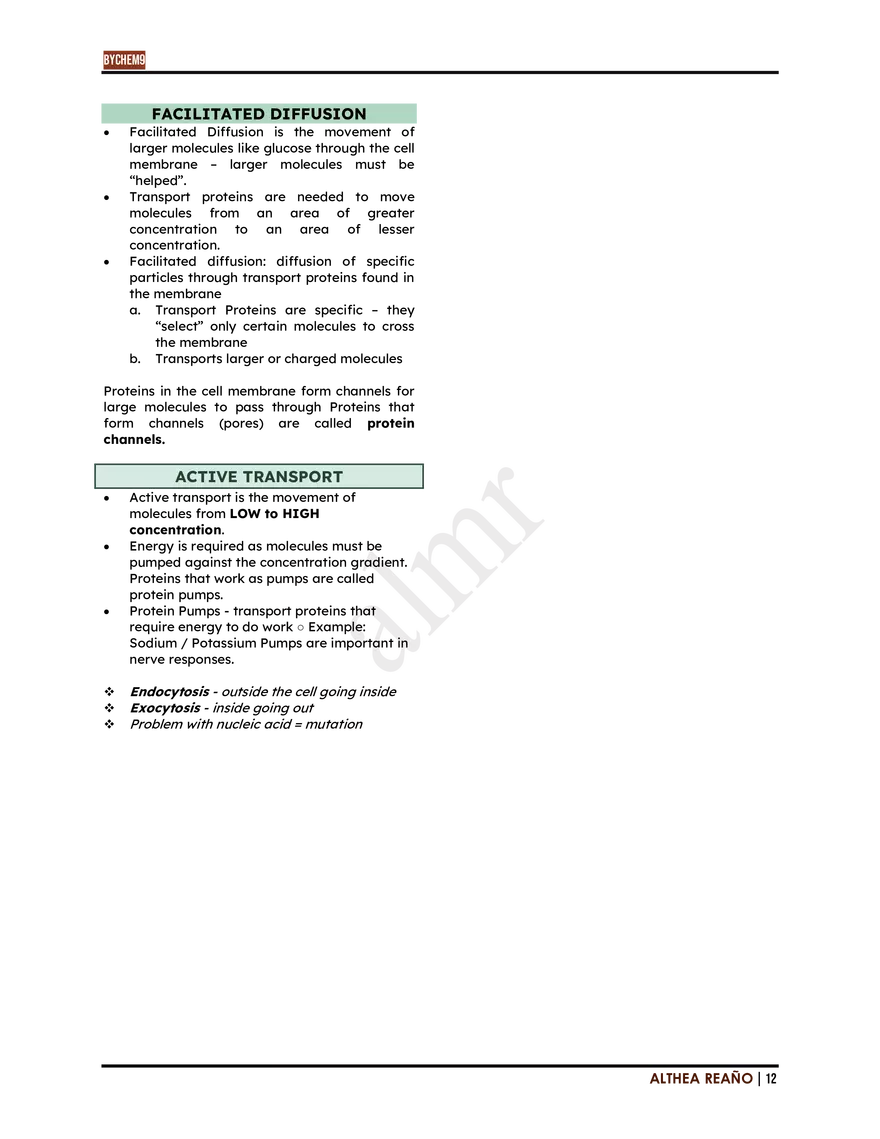 Introduction To Biochemistry: Lesson 1 - Page 4