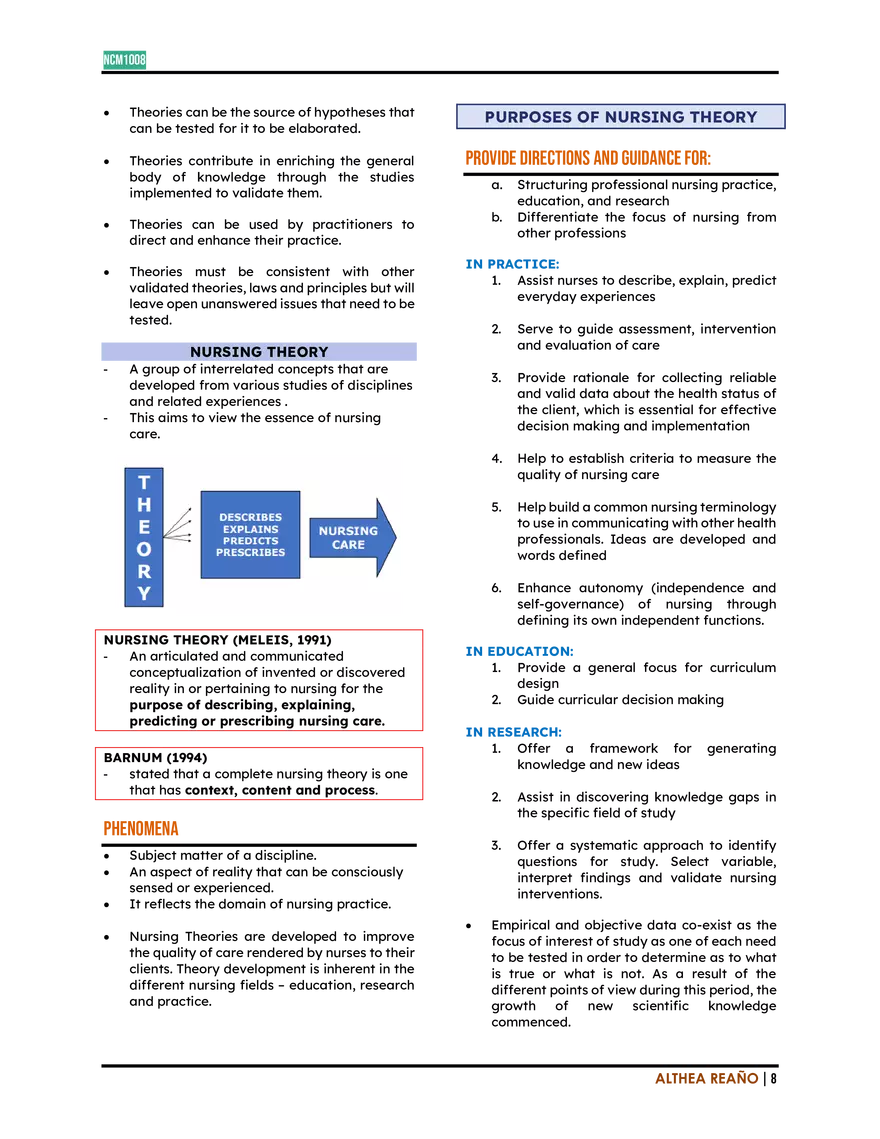 TFN Evolution of Nursing Reviewer - Page 8