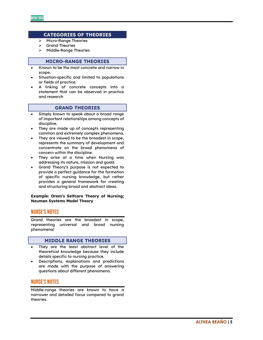 TFN Evolution of Nursing Reviewer - Page 9