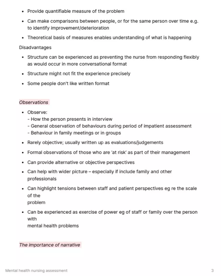 Mental Health Nursing Assessment - Page 3