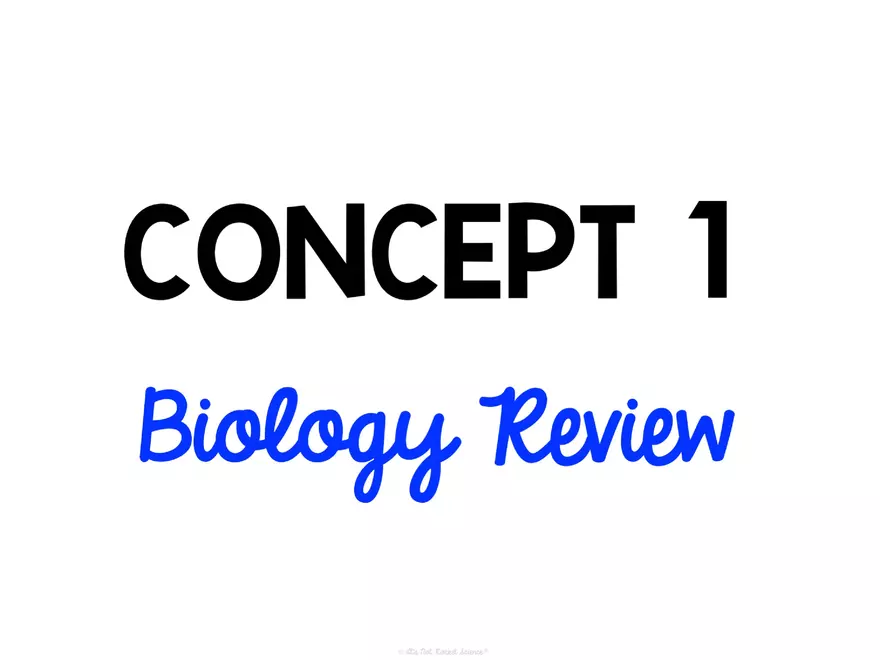 Anatomy Concept 1 Biology Review - Page 2