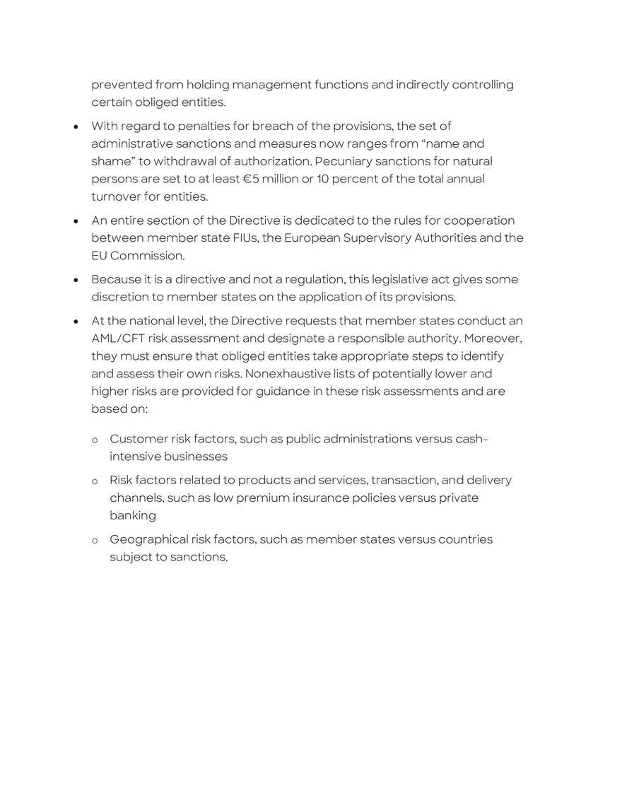 European Union Directives on Money Laundering - Page 9