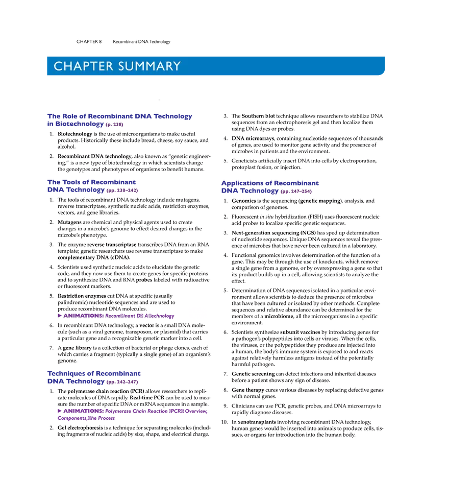Recombinant DNA Technology - Page 11
