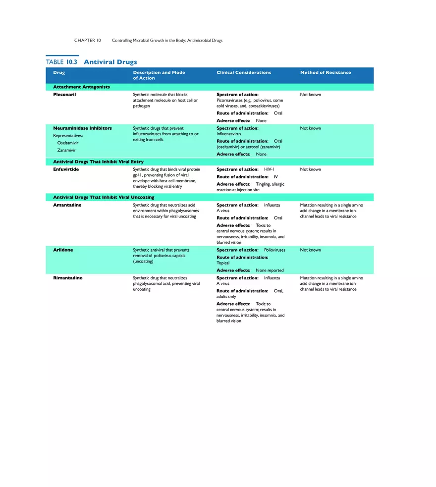 Controlling Microbial Growth in the Body Antimicrobial Drugs - Page 17