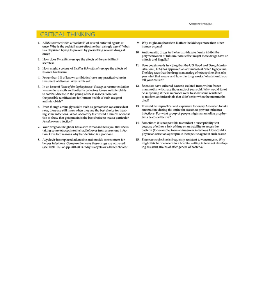 Controlling Microbial Growth in the Body Antimicrobial Drugs - Page 27
