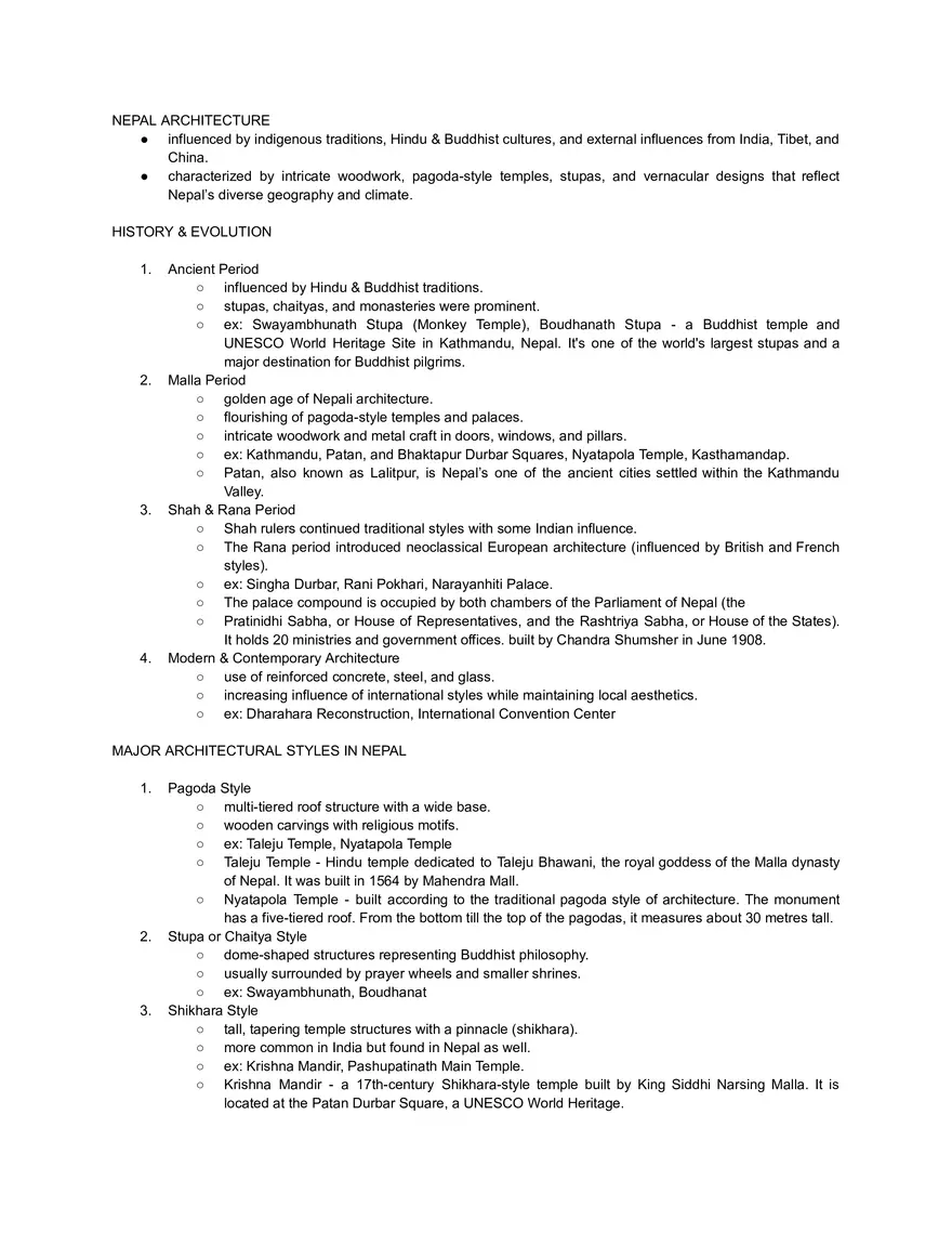 Nepal Architecture - Page 1