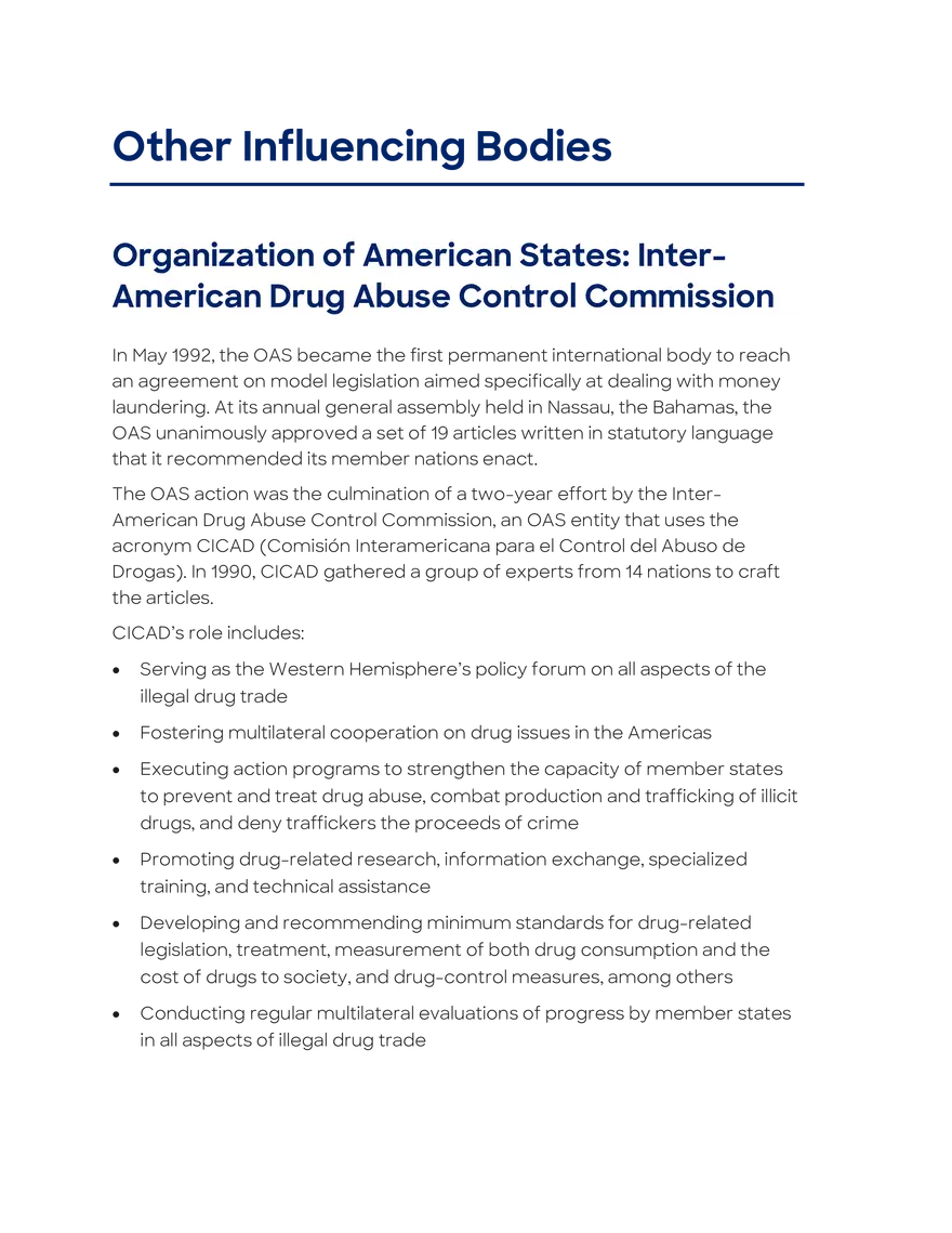 Other Influencing Bodies - Page 1