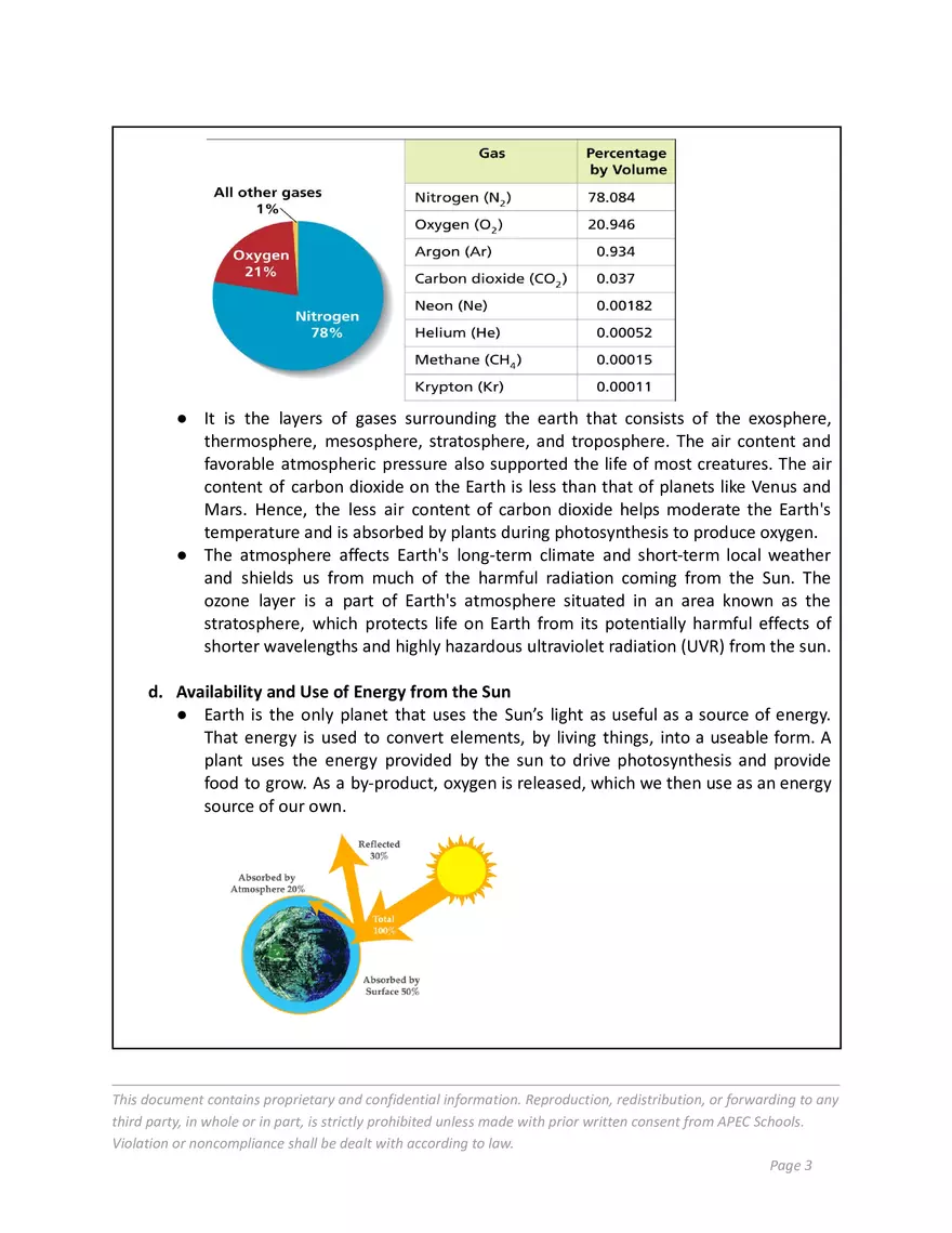 How Does Earth Support Life - Page 3