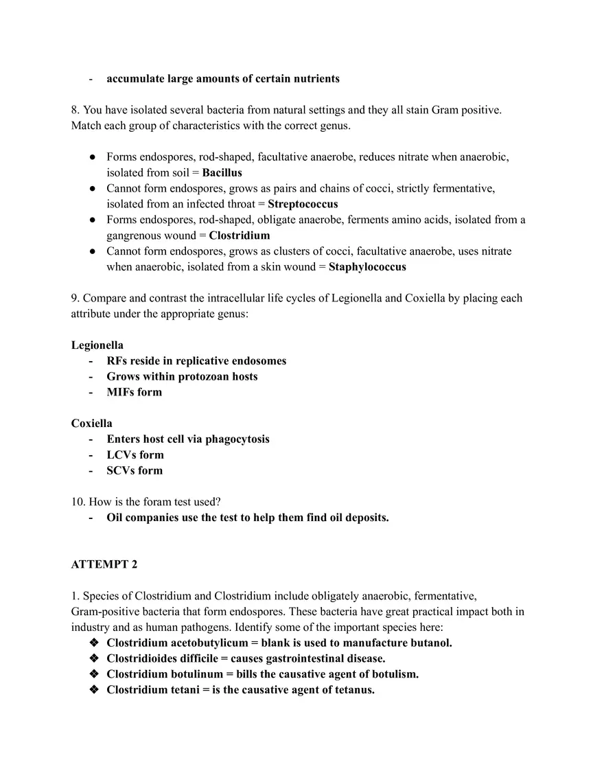 Microbiology Quiz 8 - Page 2