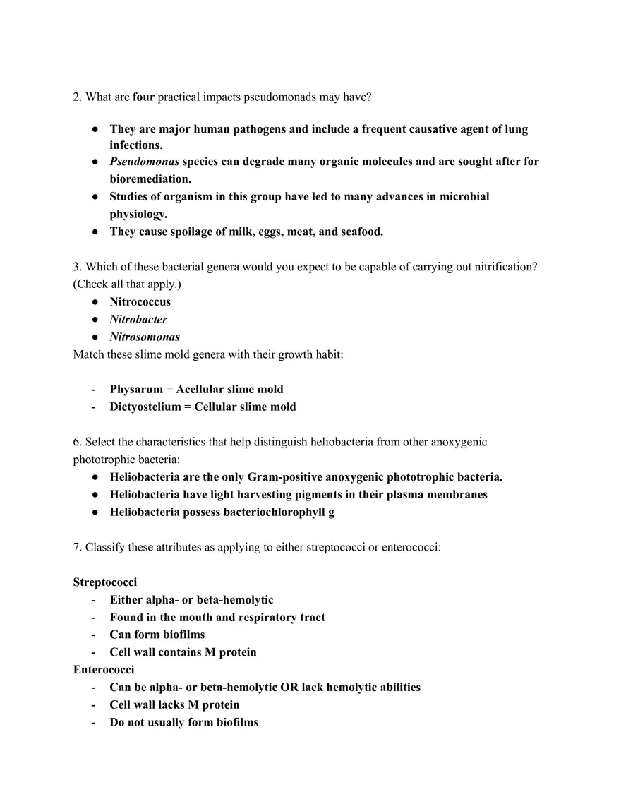 Microbiology Quiz 8 - Page 3