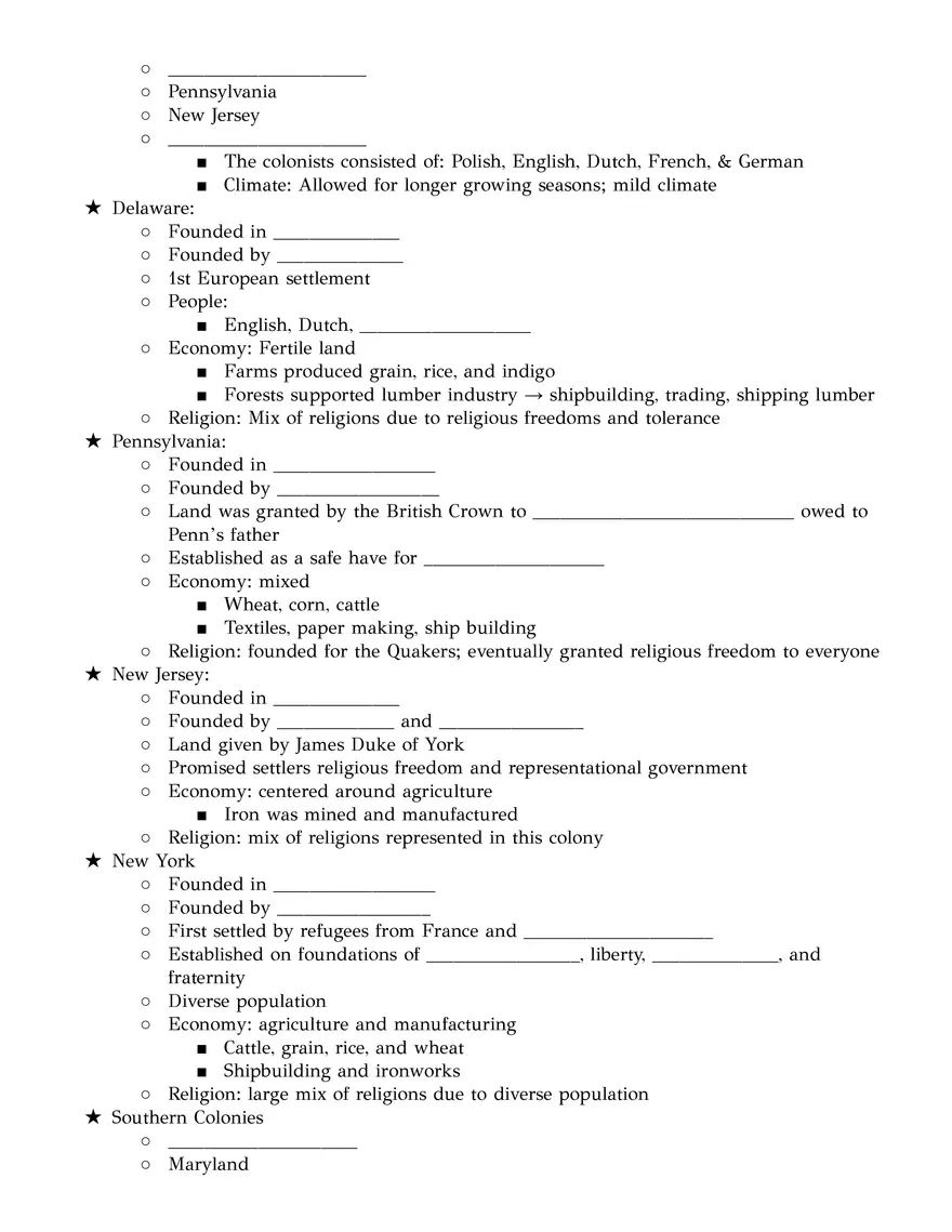 History Unit 2 Study Guide - Page 2