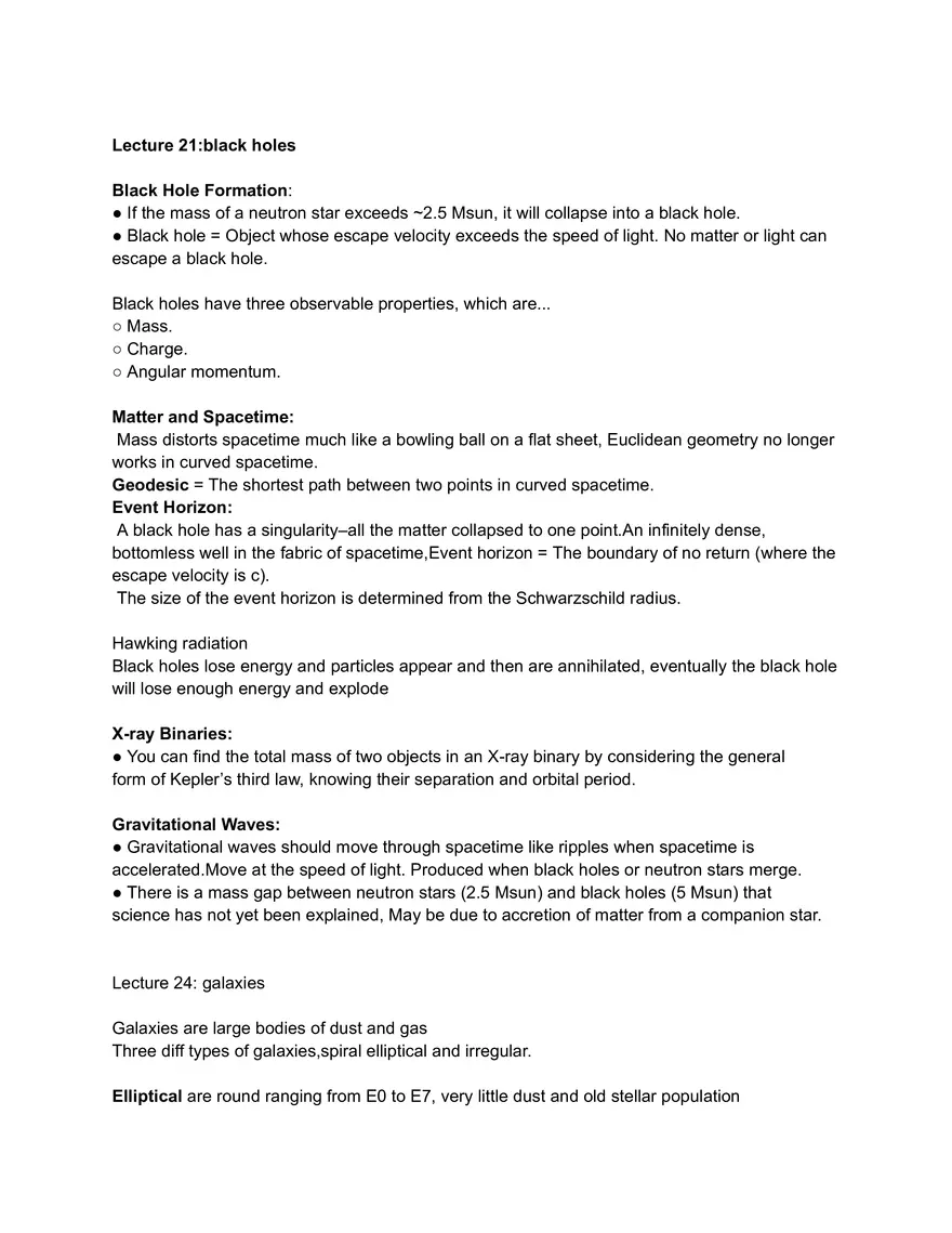 Lecture 21 Black Holes - Page 1