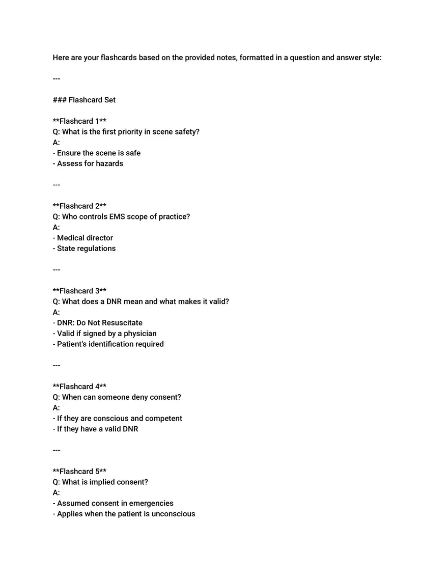 Medicine Flashcards - Page 1